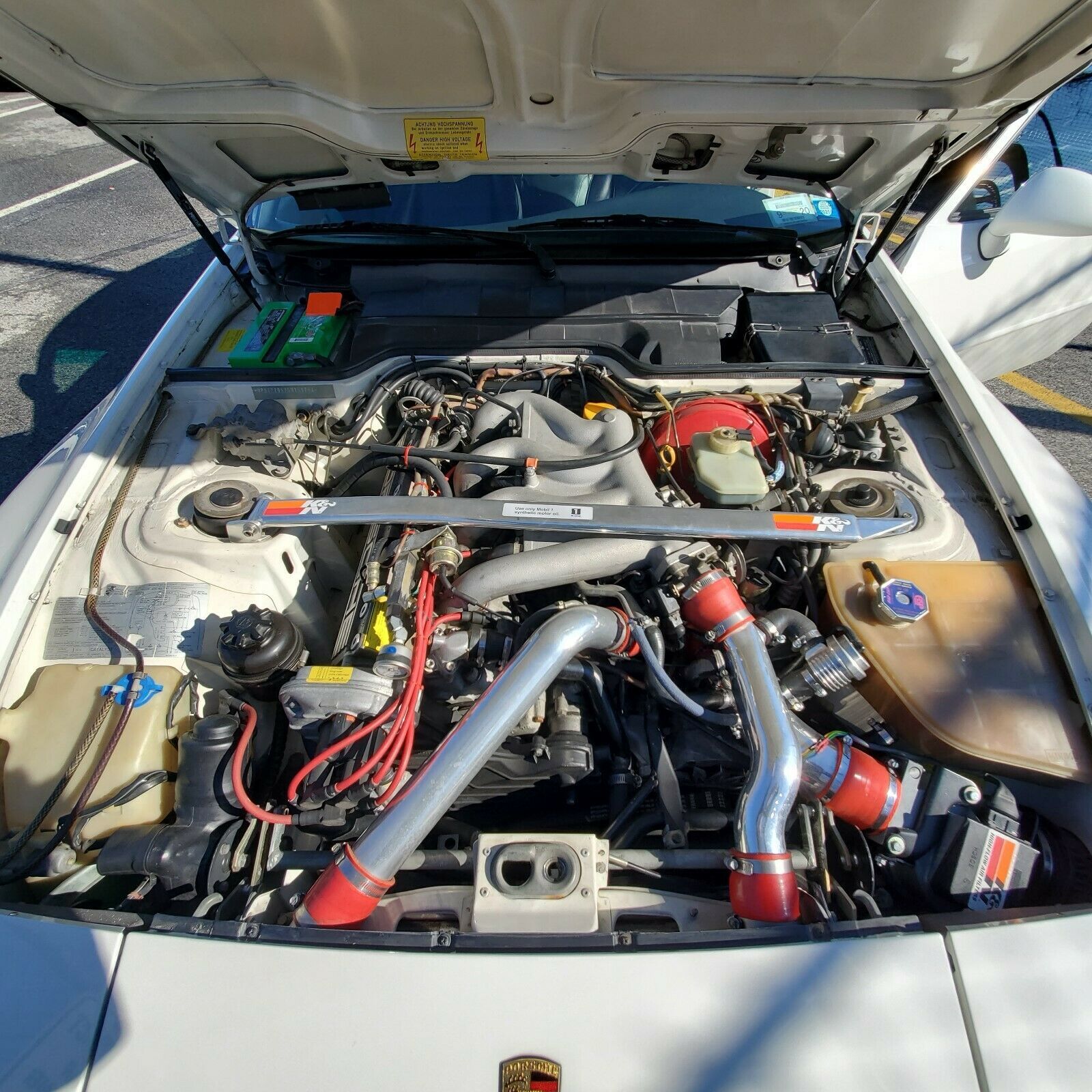 1986 porsche 944 turbo - white