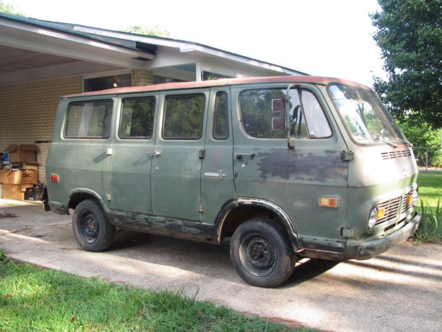 1969 chevrolet g-20 delivery van rat biker old school hippy survivor
