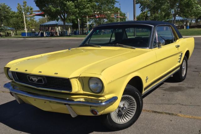 1966 ford mustang coupe 200 sprint straight six 3-speed originally a ("c" code)
