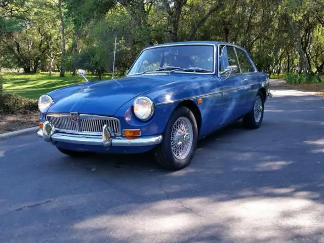 1969 mgb gt, 4spd, blue w black interior, very well upkept car