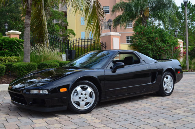 only 5k miles-museum quality '91 acura nsx coupe sport rare automatic black/blk