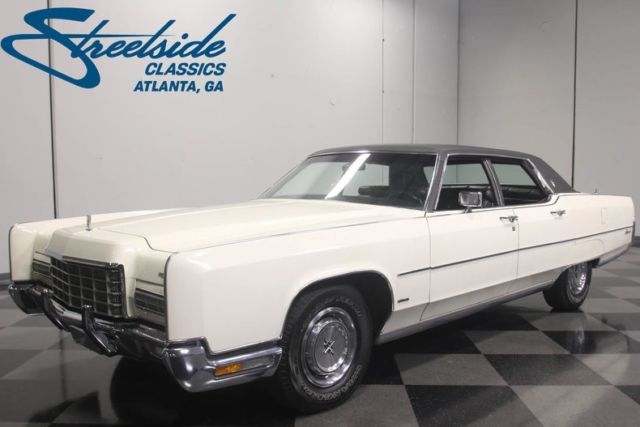 1972 lincoln continental 87542 miles white sedan 460 v8 automatic