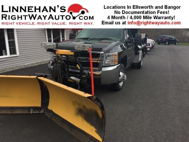 2009 chevrolet silverado 3500hd cc work truck 4x4 work truck 2dr regular cab chassis for sale in bangor, maine