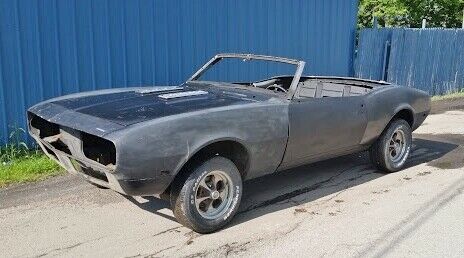 1968 camaro firebird convertible complete rolling chassis with new sheetmetal