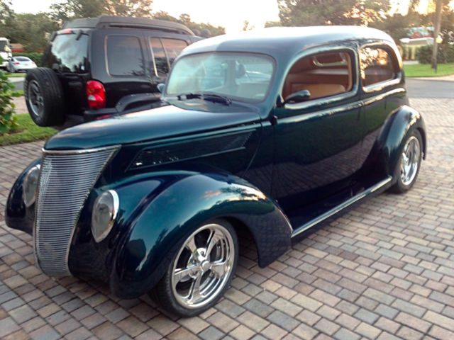 1937 ford steel body slant back collector grade