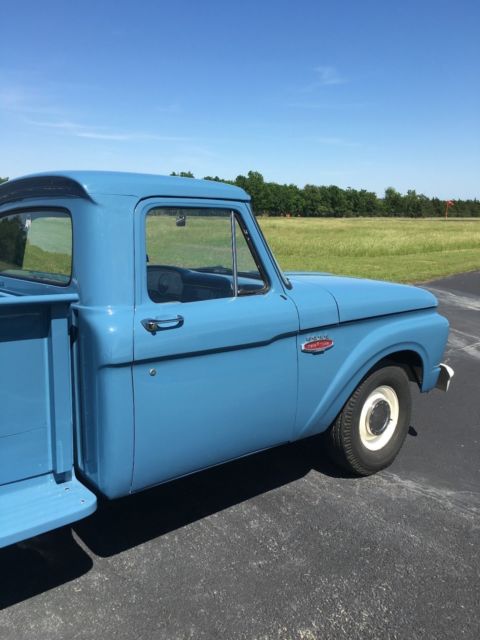 1966 ford pick up, heavy half, fully restored all original. v8 4 speed. long bed