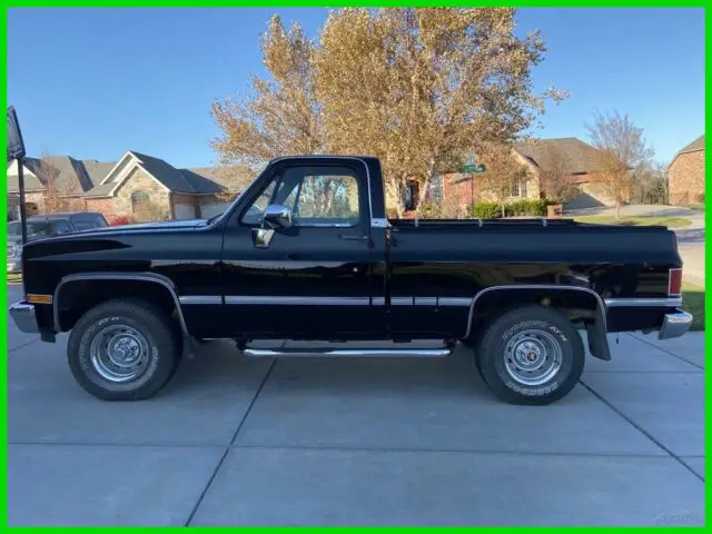 1987 swb chevrolet silverado 350ci v8 automatic 89973 mi 2 owners ac newer tires