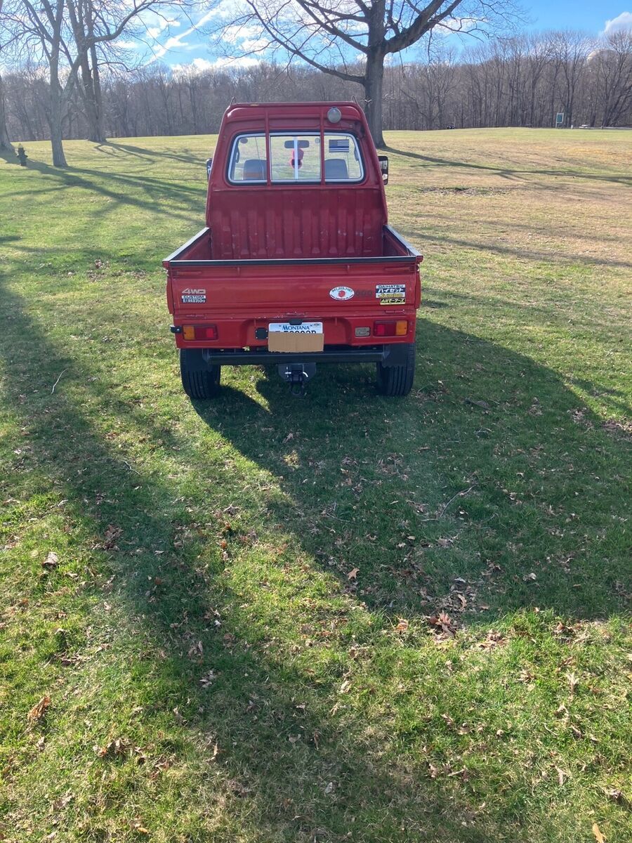 1992 daihatsu hijet pickup red red