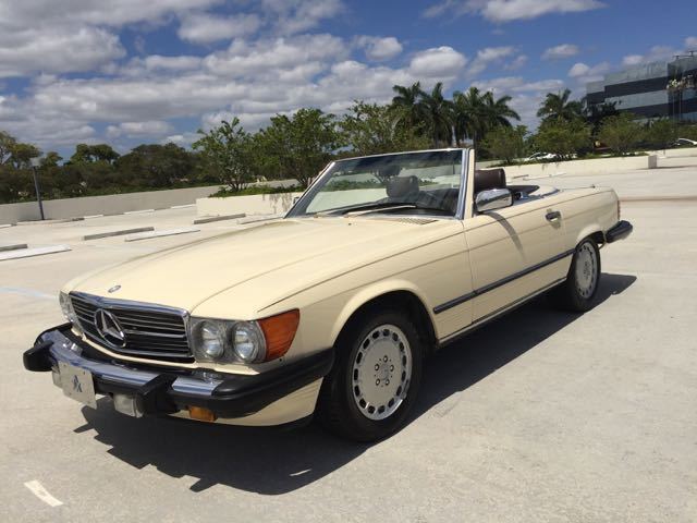 1987 mercedes 560sl hardtop convertible low miles garage kept showroom condition