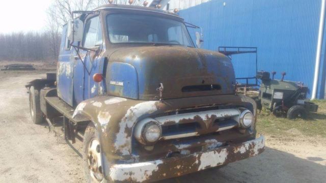 1953 ford coe cabover truck stubnose c.o.e. lincoln 430 big block