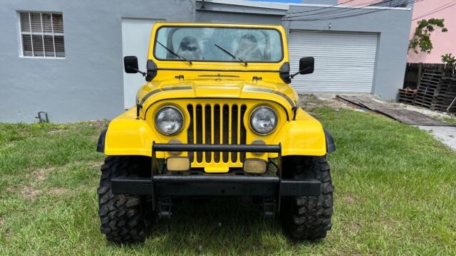 1980 jeep cj-5 yellow 4wd manual renegade