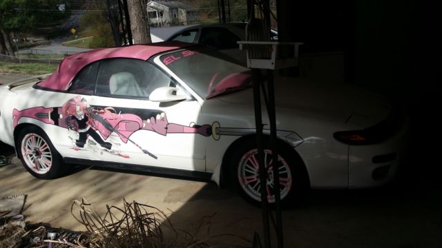 1993 toyota celica convertible gt white/pink