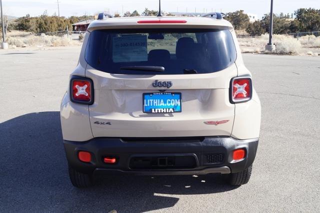 used 2016 jeep renegade 4wd trailhawk santa fe, nm 87507 for sale in santa fe, new mexico