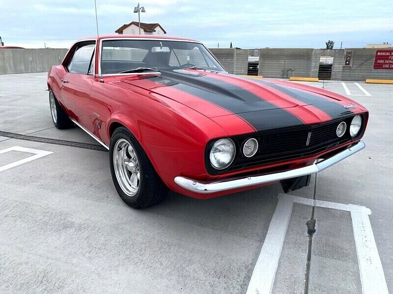 1967 chevrolet camaro coupe 27,356 miles red classic car select automatic
