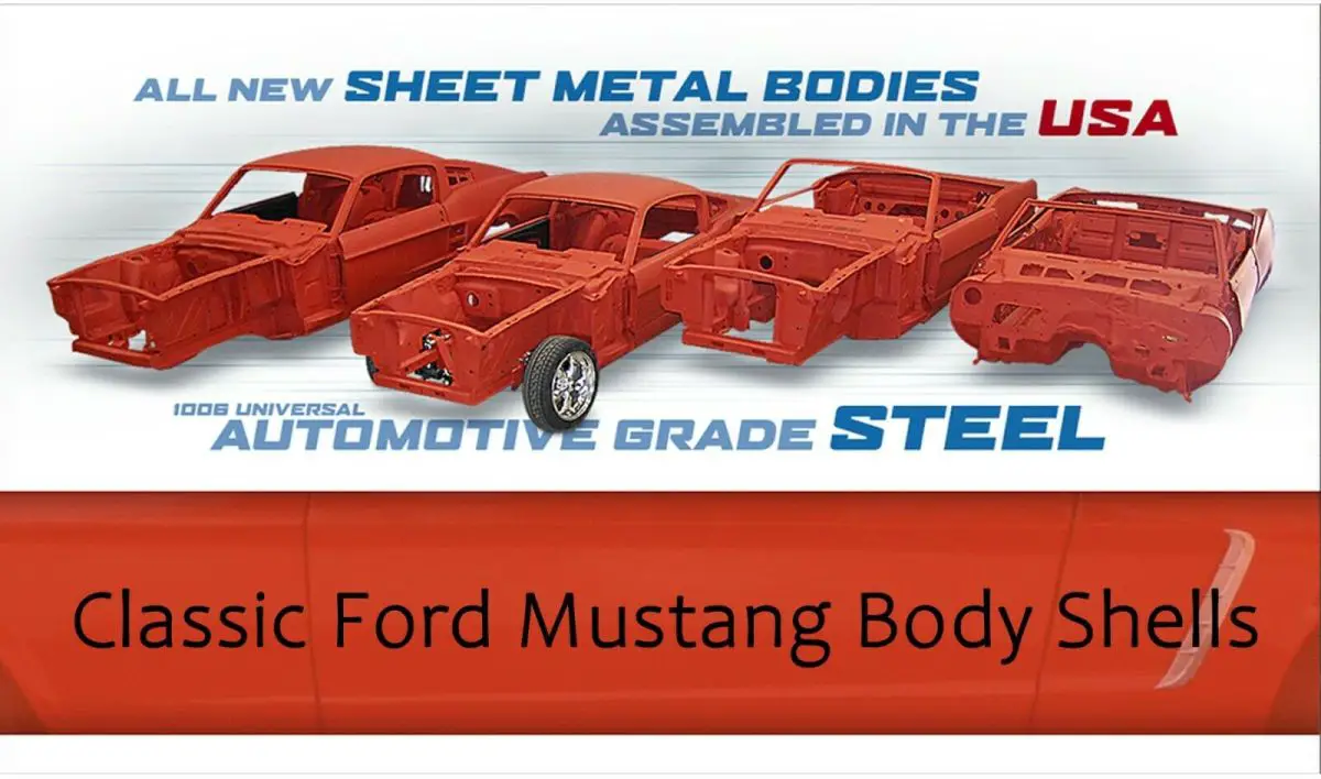 1967 ford mustang body shell - brand new - all years and models available