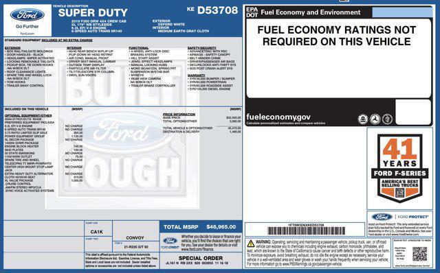 2019 ford f-350 xl