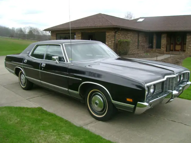 1972 ford galaxi ltd brougham 4-door 429 cubic inch 4-barrel beauty collectible