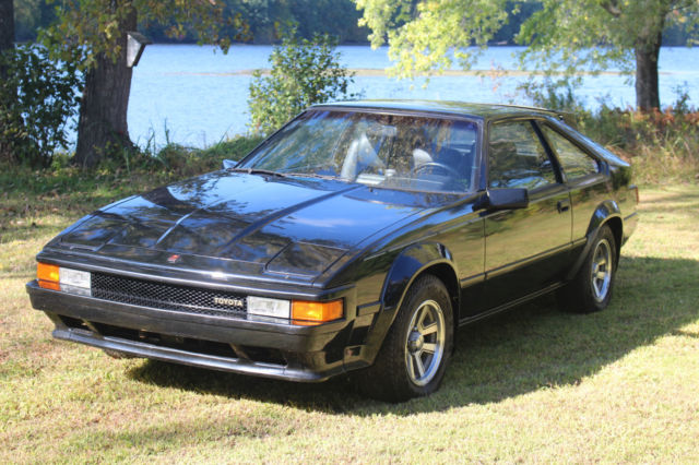 classic black 1984 toyota supra mkll , 24,155 original miles with all options