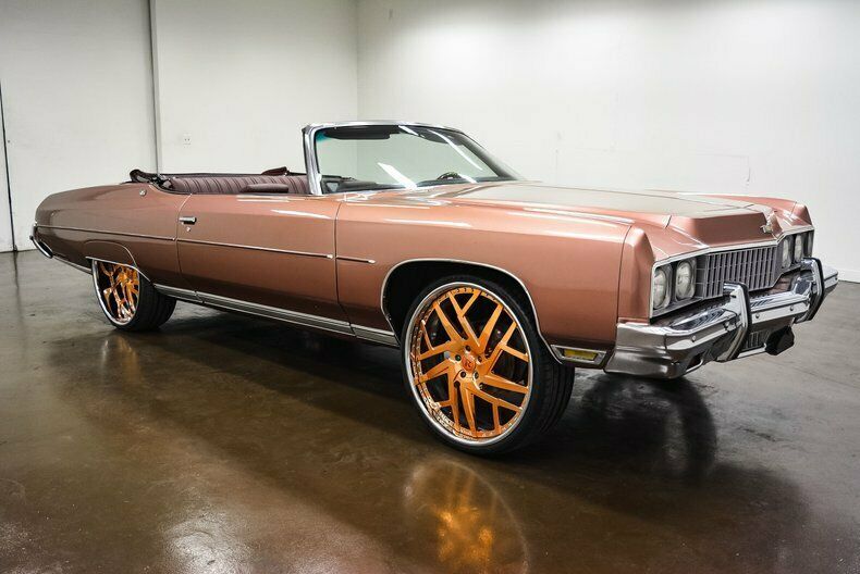 1973 chevrolet caprice classic 0 champagne convertible 350 chevrolet v8 turbo 35