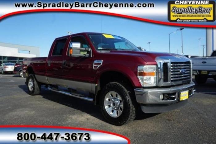 2008 ford f-350 super duty xlt xlt 4dr crew cab 4wd sb for sale in cheyenne, wyoming