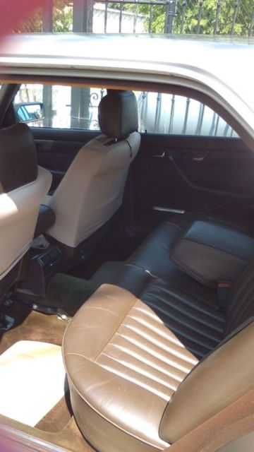 1987 mercedes benz 560 sel gold w/ chocolate