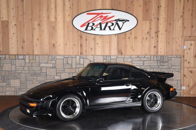 1987 porsche 911 turbo black 2dr coupe 4-spd turbo manual