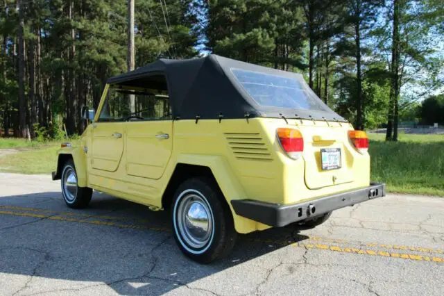 1973 volkswagen thing 1 yellow automatic