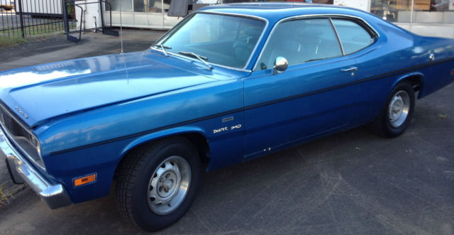 1970 plymouth duster 340 - matching numbers - 43k original miles
