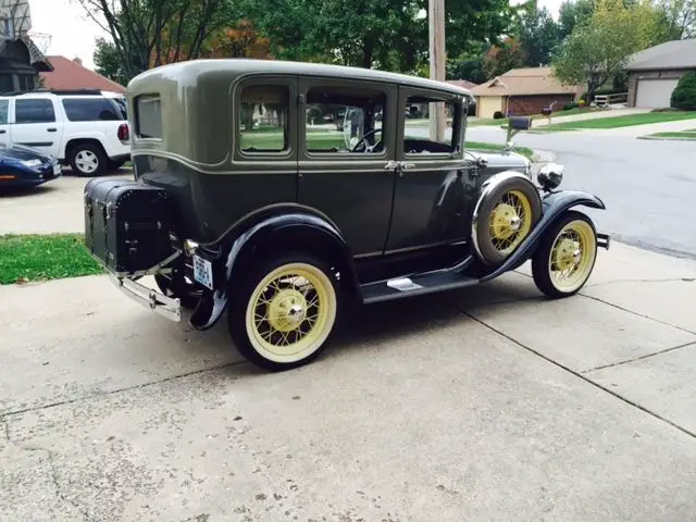 immaculate 1930 four door, dual tire mount sedan rare
