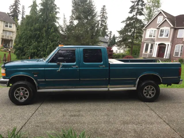 1994 ford f-350 crewcab longbed 4x4 xlt turbo diesel powerstroke 6sp manuel