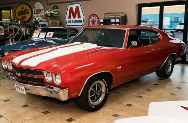 1970 chevrolet chevelle ss454 9999 miles cranberry red