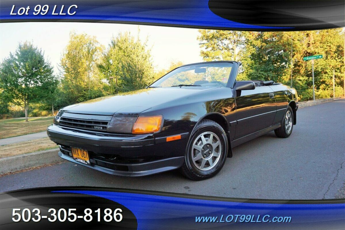 1987 toyota celica gt convertible 1-owner 80k miles power top automatic 2-door