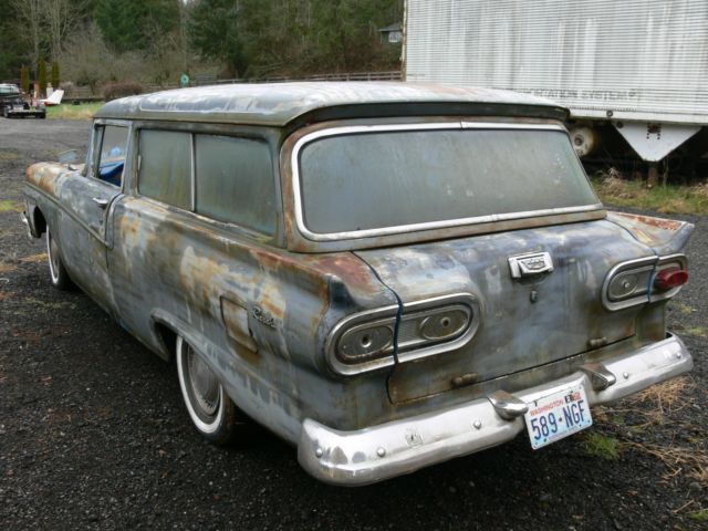 rare 1958 ford ranch wagon stationwagon 2 door california car