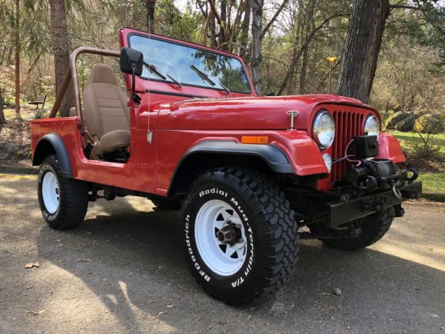 rare 1980 amc jeep cj7 all stock and original v8 304 4 speed only 85k 1 owner!!