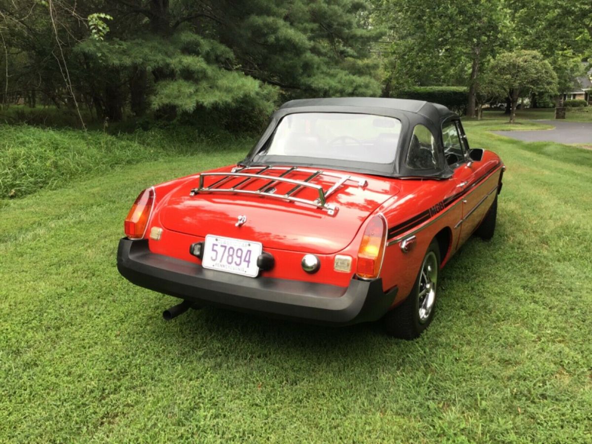 1980 mgb convertible excellent condition, always garaged