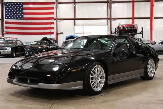 1986 pontiac fiero 10167 miles black coupe 3.8l v6 supercharged 5 speed manual