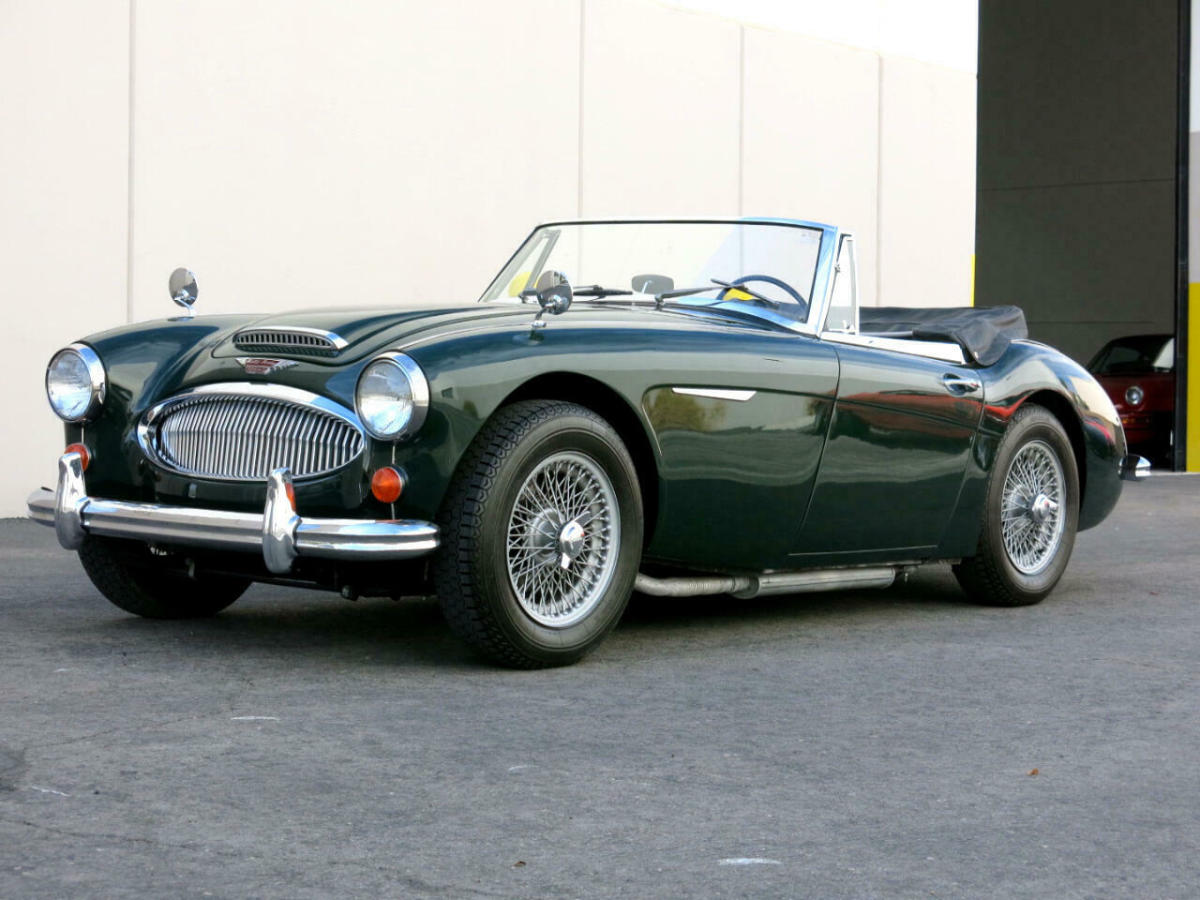 austin-healey 3000 british racing green with 58,627 miles, for sale!