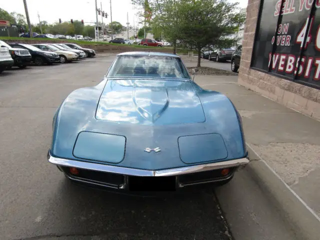 1968 chevrolet corvette coupe 327ci v8 4-speed manual t-tops
