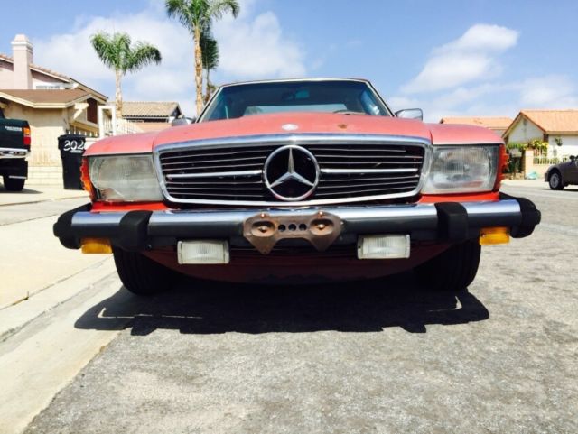 1979 mercedes-benz 450sl euro head lights