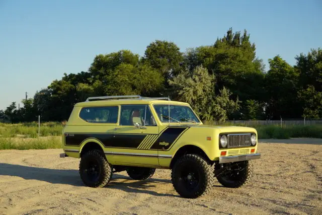 rare 1974 international scout ii, 4x4, automatic, factory air conditioning