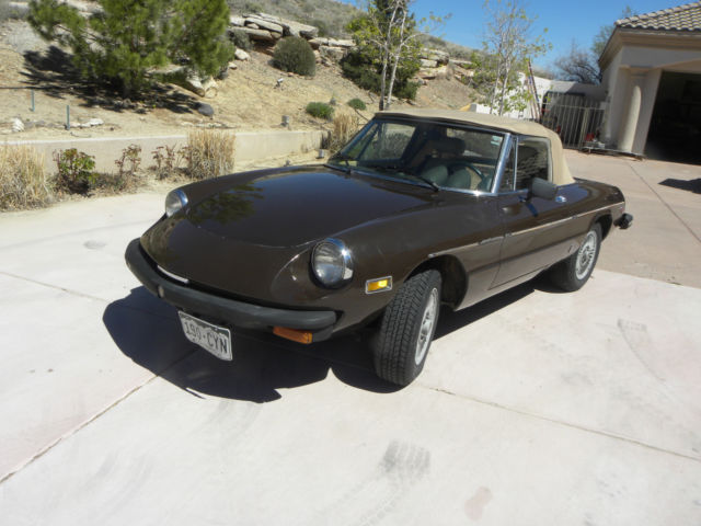 1978 alfa romero spider veloce................original 28,000 miles