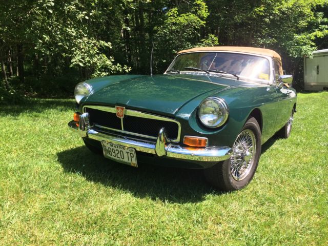 late chrome bumper mgb with a professional fuel injected v6 conversion