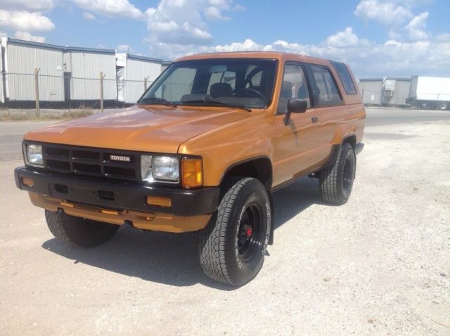 1985 toyota 4runner efi 4 cylinder 4 runner 4x4 5 speed manual