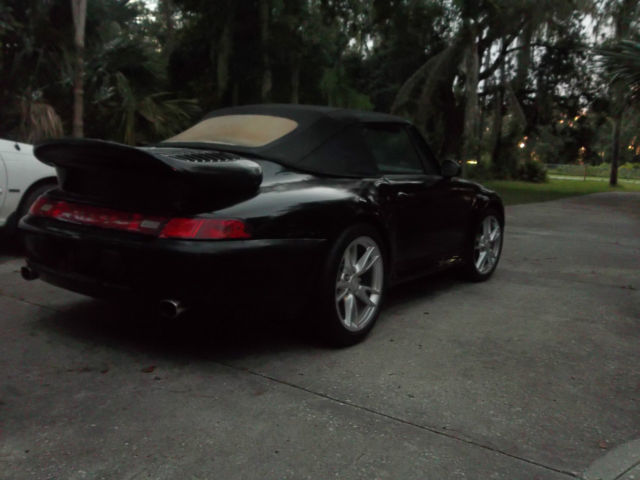 **porsche 911sc/993 twin turbo body 997 wheels triple black **