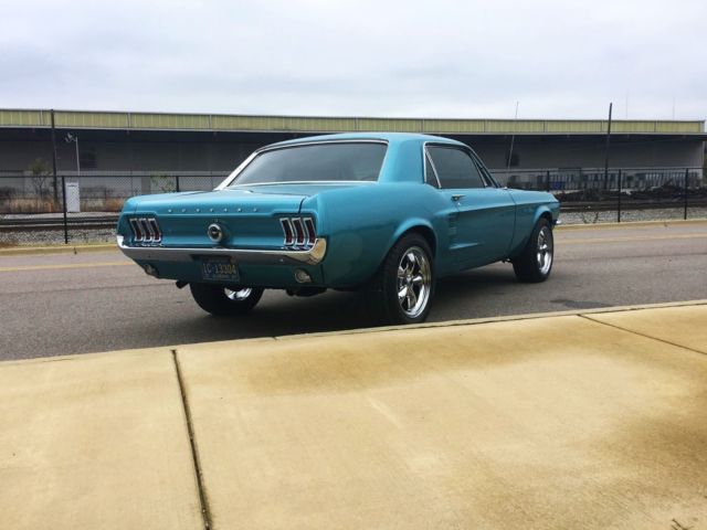1967 ford mustang restomod 5.0 v8 - clearwater aqua beauty - resto-mod antique