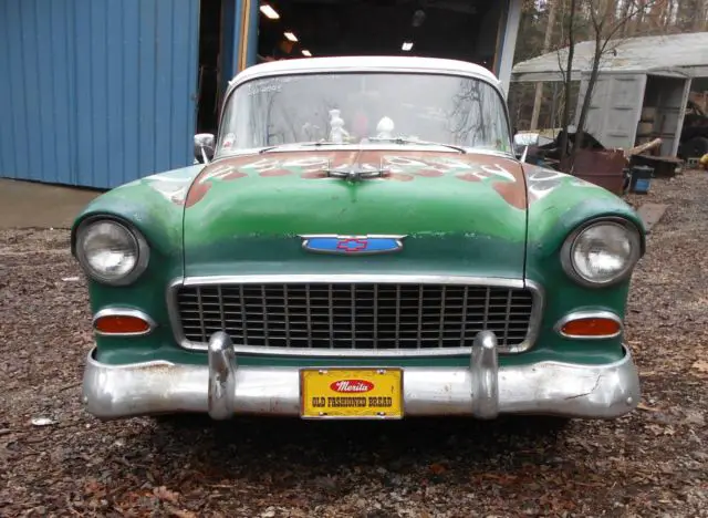 1955 chevy 210 grocery getter sedan 350 auto ready to drive anywhere cool rod