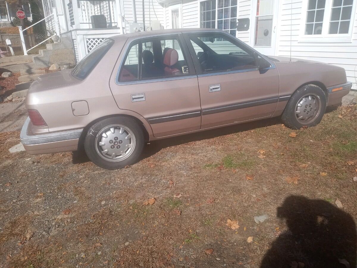 1987 plymouth sundance brown fwd automatic
