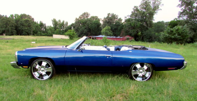 73 caprice convertible factory 454 car fresh 454 new ac new power top interior