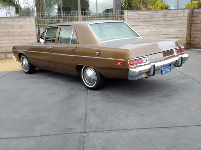 cool classic 1975 plymouth valiant sedan! blue plate california 225ci slant six!