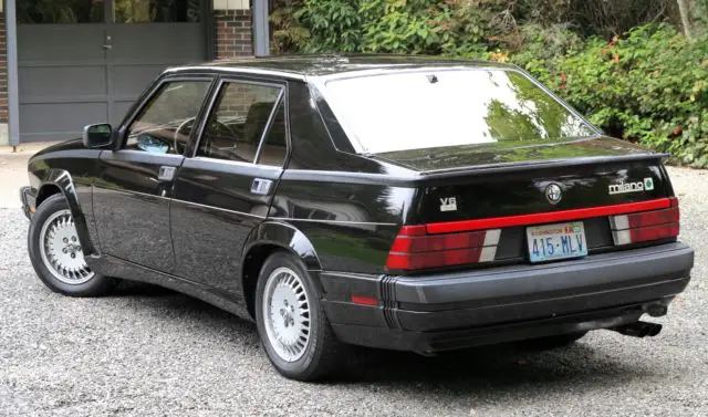 1988 alfa romeo milano verde - low miles, one family owned from new
